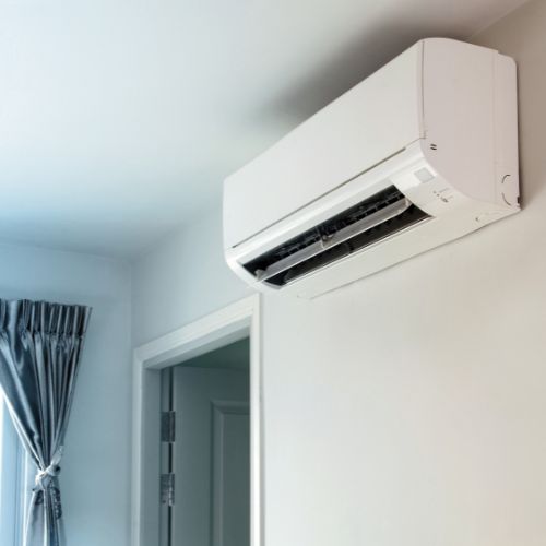 white color brand new ac installation by coolwind Air Conditioning and Electrical Solutions