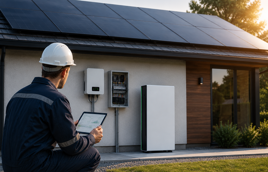 solar battery img 2 Air Conditioning and Electrical Solutions